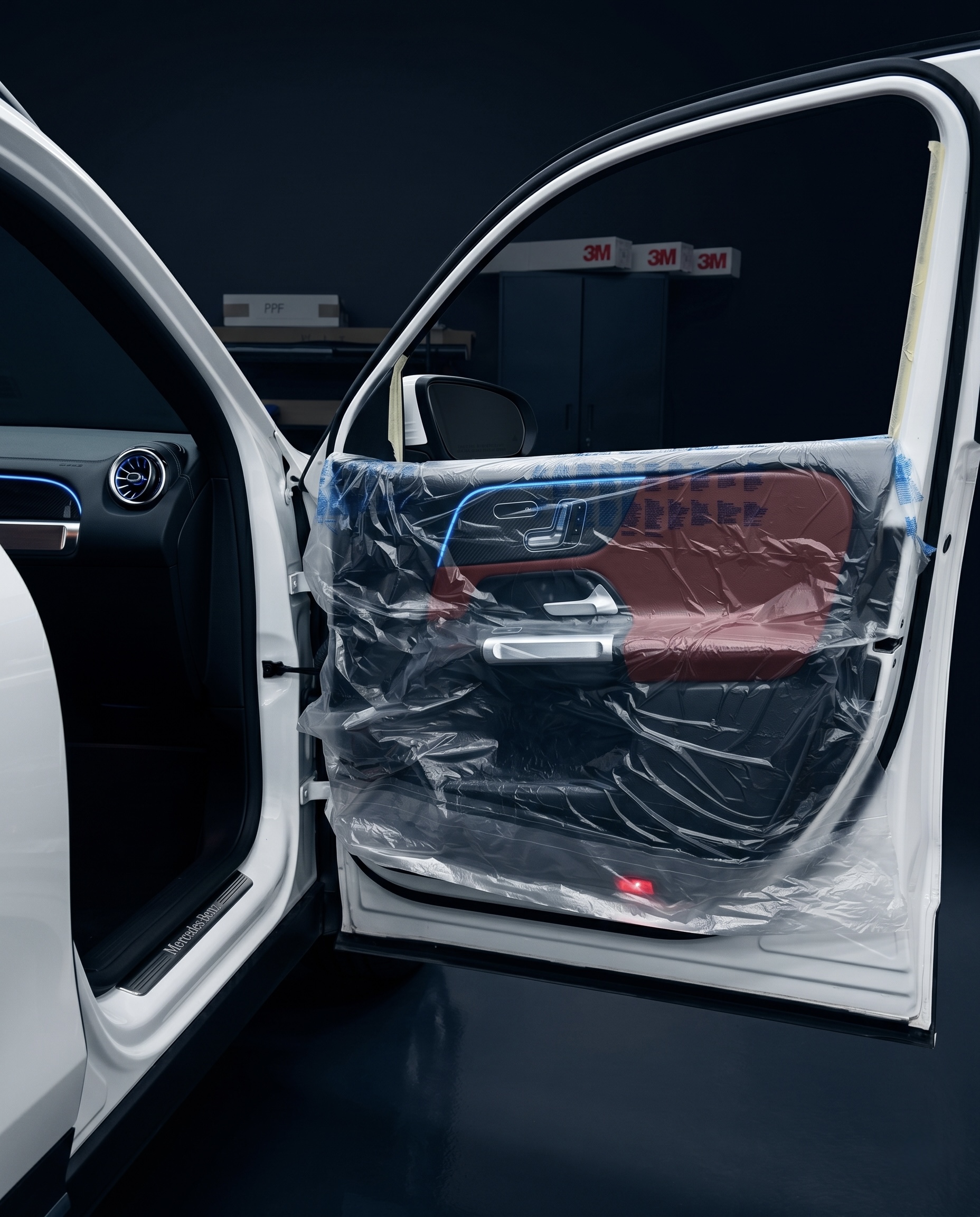 ProFilm installation process — Mercedes AMG
