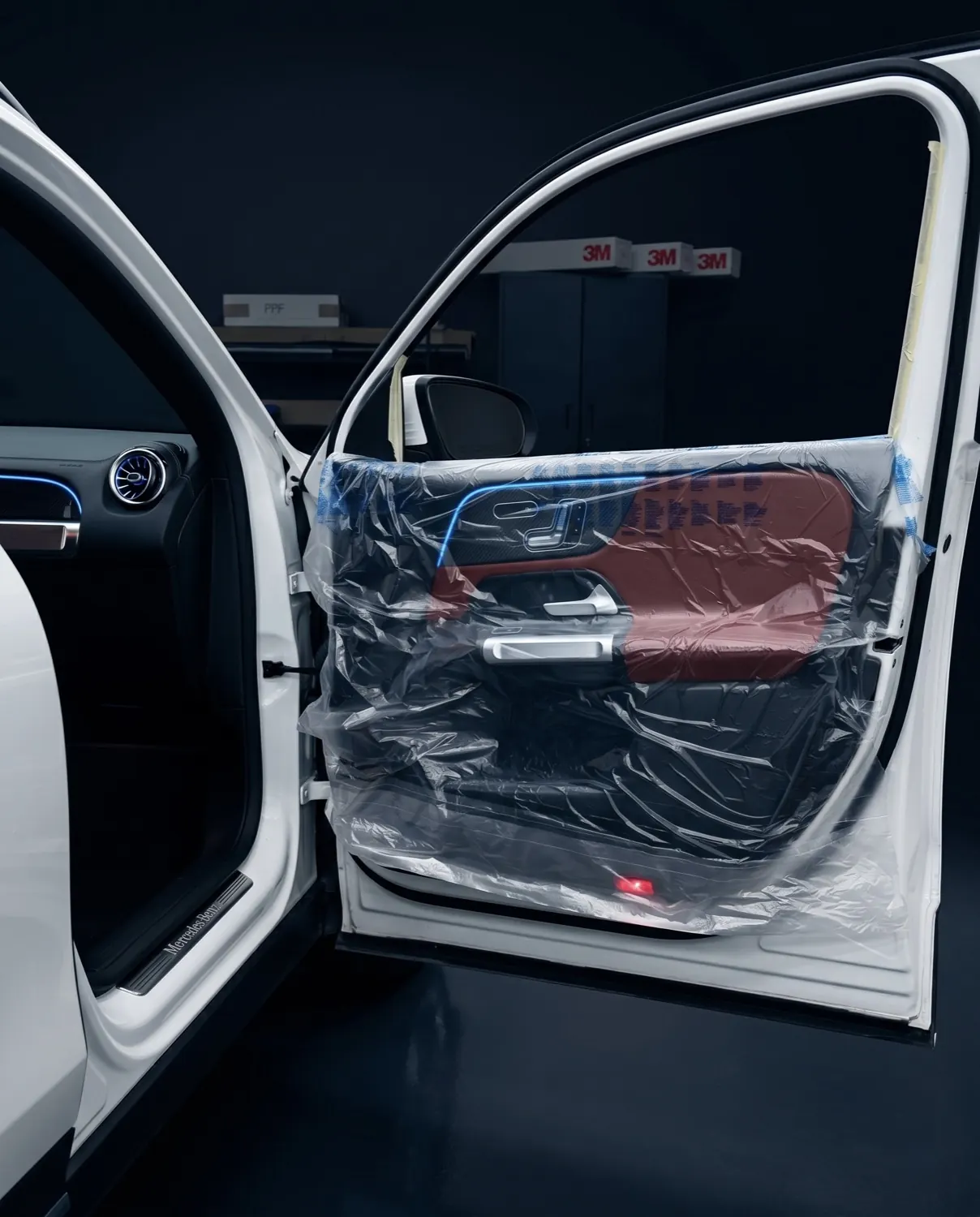 ProFilm installation process — Mercedes AMG